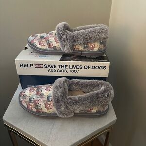 Skechers BOBS Memory Foam Slippers